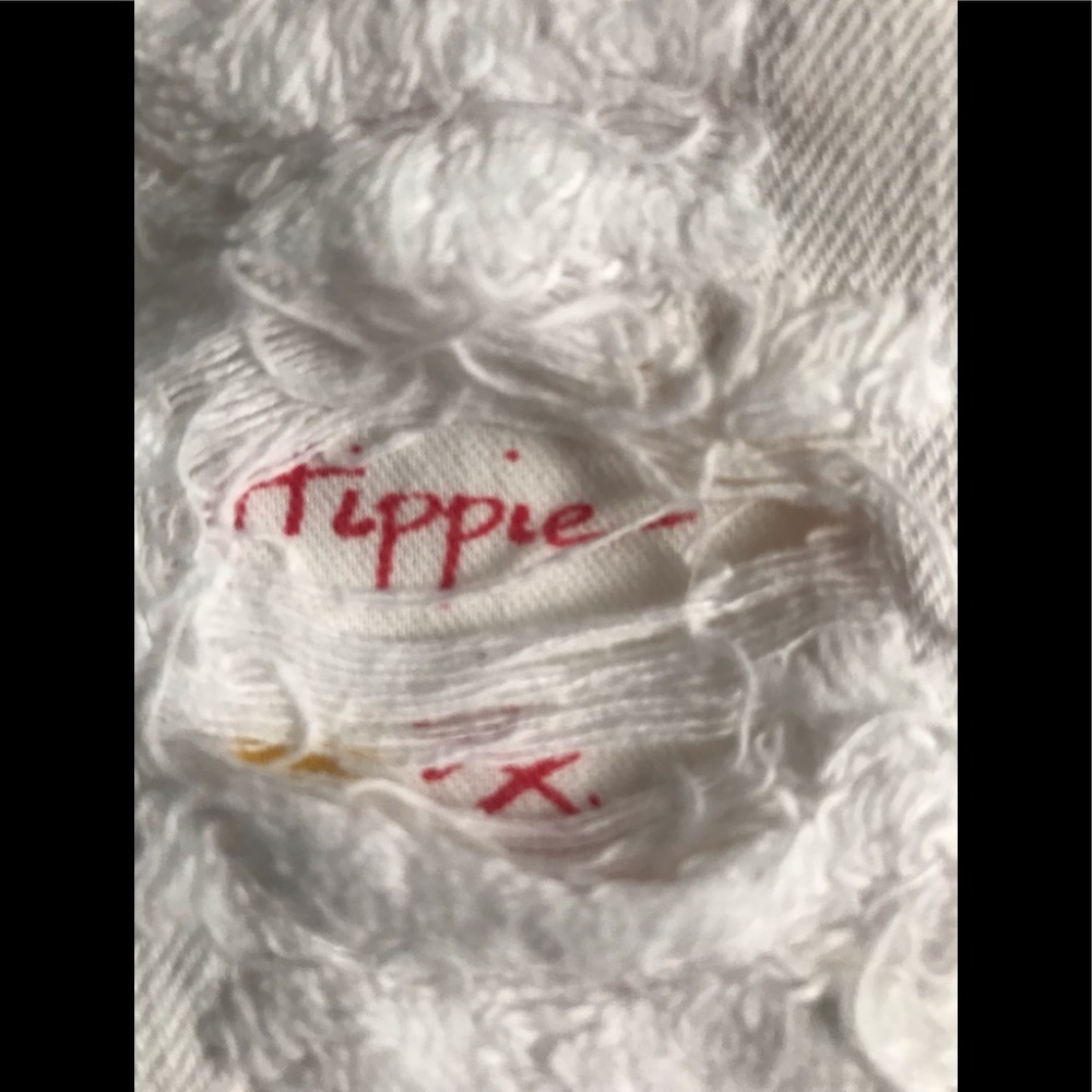 Hippie brand , size 9 authentic white womens  jeans long flare leg - Picture 8 of 16